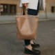 Rucksacktasche Hellbraun - In der Stadt